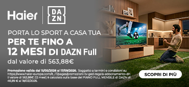 Promo: Haier TV: fino a un anno di sport